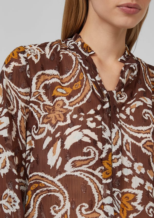 s.Oliver 2170029.89A2.32 skjorte & top Bluse Langærmet Polyester