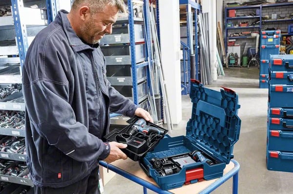 Pikkukuva 3 / 3: Bosch 1 600 A01 6NA säilytyslaatikko Varastolaatikko Suorakulmainen Akryylinitriilibutadieenistyreeni (ABS) Sininen