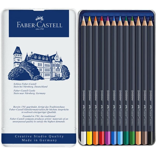 Miniatyrbillede 2 af 3: Faber-Castell Goldfaber Metal Flerfarvet 12 stk