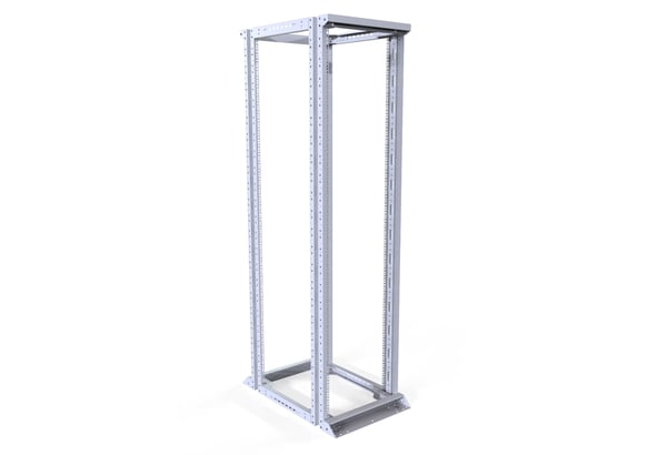 LOGON ROF42UDF66WH stativ 42U Fritstående reol Hvid
