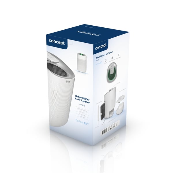 Pikkukuva 4 / 19: Concept OV1200 ilmankuivain 1 L 50 dB 45 W Hopea, Valkoinen
