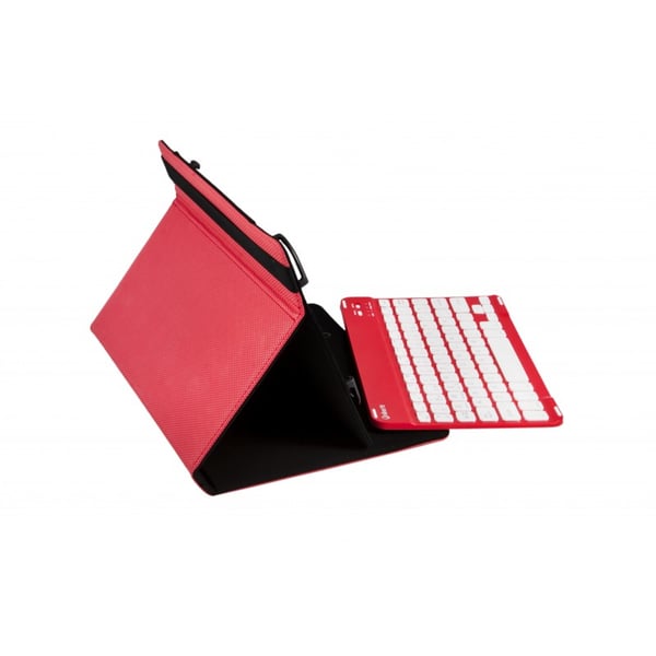 SilverHT 111914540199 tangentbord för mobila enheter Bluetooth Röd, Vit