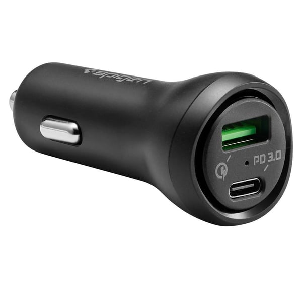 Pikkukuva 1 / 3: Spigen F31QC Universaali Musta Tupakansytytin Pikalataus Auto