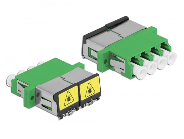 Miniatyrbillede 3 af 3: DeLOCK 86902 fiber adapter LC/LC 1 stk Grøn