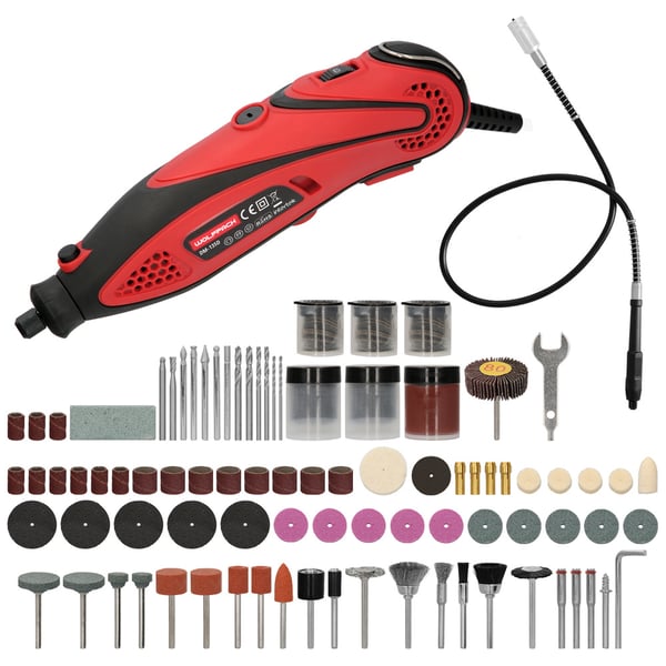 Wolfpack Multiherramienta 135 Watt. Con 210 Accesorios y Maletin