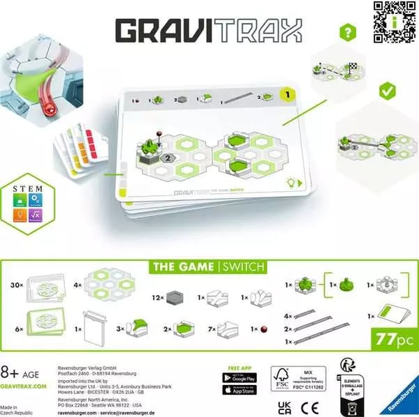Miniatyrbillede 2 af 3: Ravensburger GraviTrax Game: Switch Legetøj marmorkuglebane