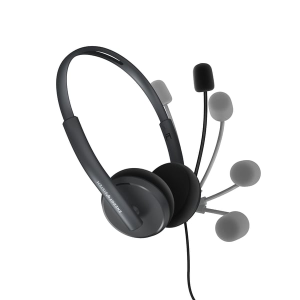 Miniatyrbillede 3 af 7: Energy Sistem Office 2 Headset Ledningsført Kontor/Callcenter Anthracit