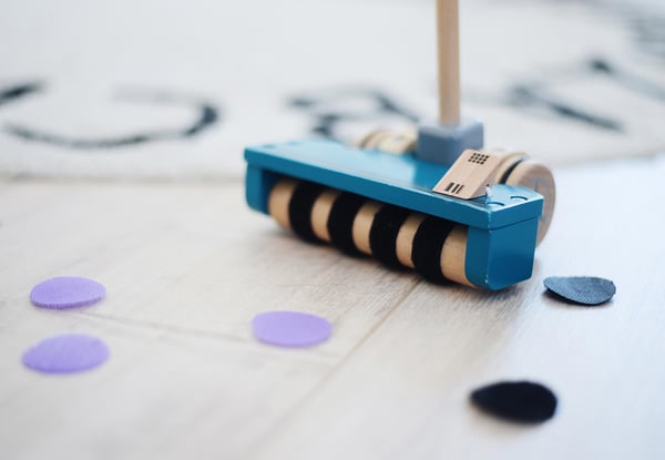 Small foot Push-Along Toy Vacuum