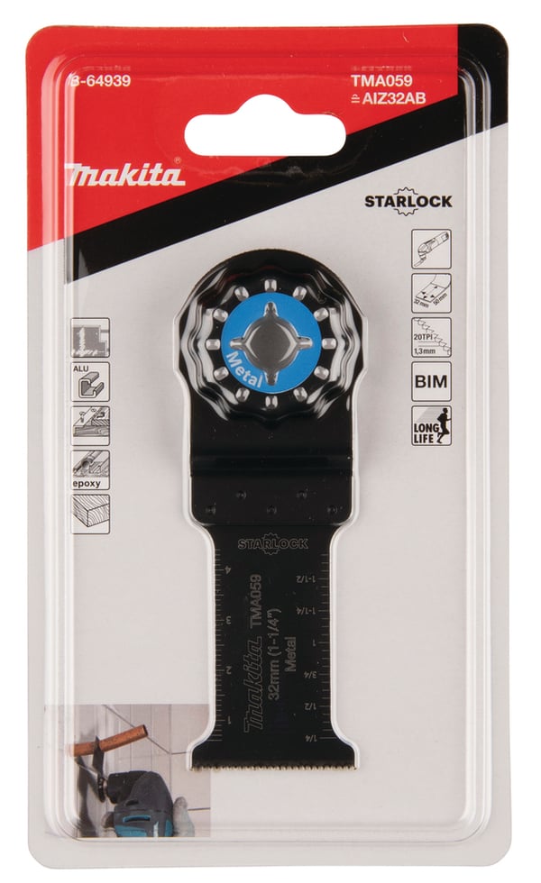 Makita B-64939 sågblad till sticksåg, dekupörsåg och tigersåg Bimetall 1 styck