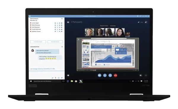 tecXL ThinkPad X13 Yoga (Lenovo Refurbished) Intel® Core™ i5 i5-10210U Hybrid (2-i-1) 33,8 cm (13.3") Berøringsskærm Fuld HD 8 GB DDR4-SDRAM 256 GB SSD Wi-Fi 6 (802.11ax) Windows 11 Pro Sort