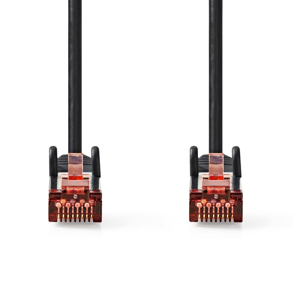 Miniatyrbillede 2 af 2: Nedis CCGL85221BK10 netværkskabel Sort 1 m Cat6 S/FTP (S-STP) Rund