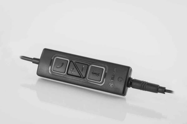 Tellur Voice 420 Headset Kabel Huvudband USB Type-C / USB Type-A Svart