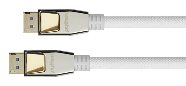 Python DP20-PY005W DisplayPort kabel 0,5 m Hvid