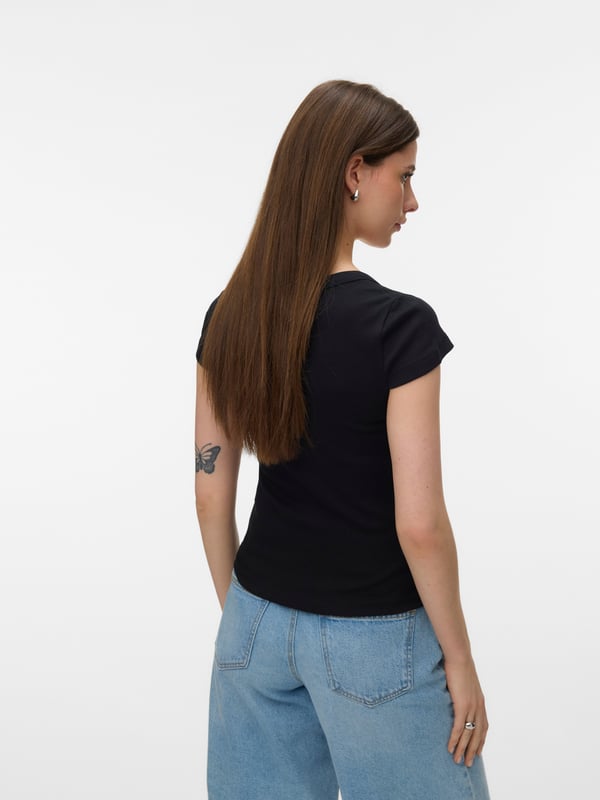 Miniatyrbild 1 av 5: Vero Moda VMCHLOE T-tröja Bomull, Elastan