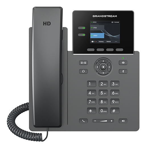 Grandstream Networks GRP2610P IP-telefon Sort 2 Linier TFT