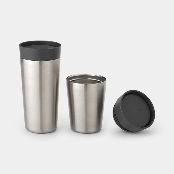 Brabantia Make & Take 360 ml Svart, Rostfritt stål