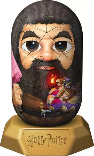 Miniatyrbillede 3 af 7: Ravensburger 3D Puzzle: Hylkies - Rubeus Hagrid 3D puslespil 54 stk Fjernsyn/film