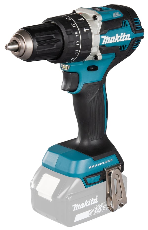 Miniatyrbillede 3 af 12: Makita DHP484ZJ bor 2000 rpm Nøglefri 1,9 kg