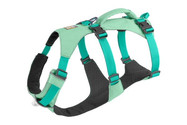 Miniatyrbild 5 av 8: Ruffwear 30551-330M sele till hund och katt M Grön Nylon, Polyester Västsele