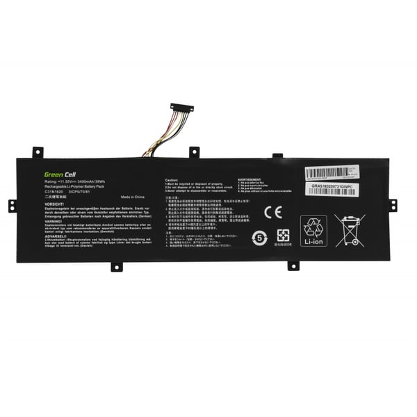 Green Cell AS163 laptop reservedel Batteri