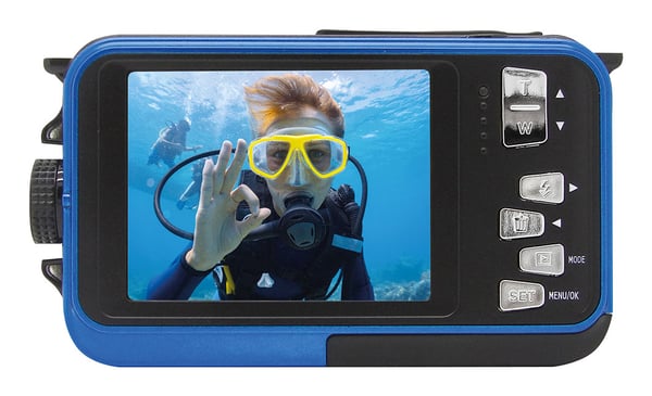 Miniatyrbillede 7 af 8: Easypix W3027 Wave Kompakt kamera 5 MP 1280 x 720 pixel Blå