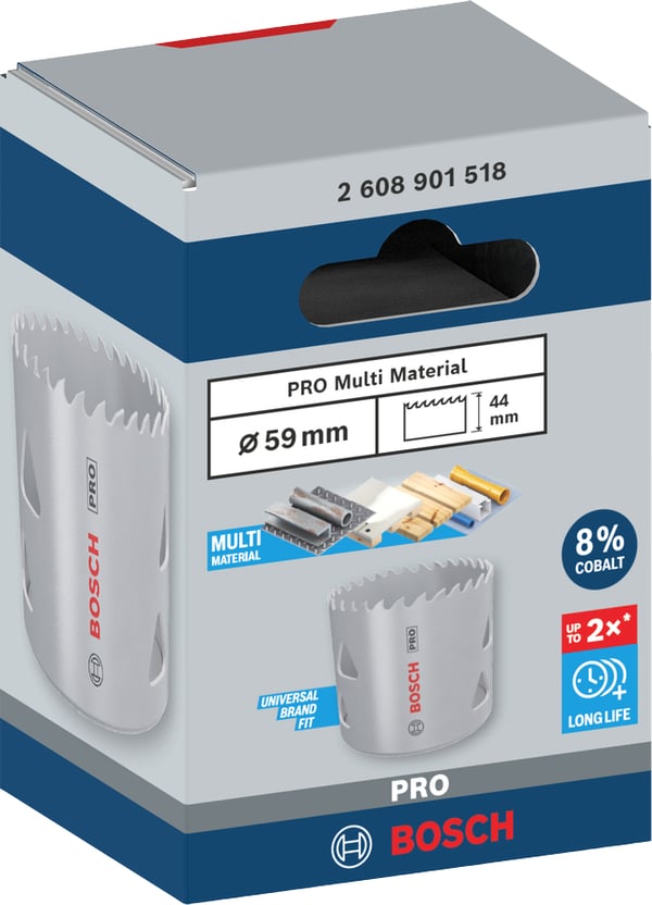 Miniatyrbild 3 av 10: Bosch PRO Multi Material hålborr Borr 1 styck