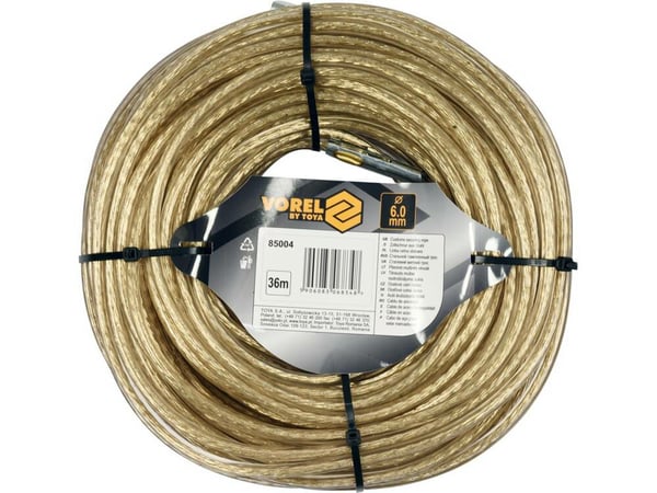 VOREL 85004 köysi 36 m Metalli