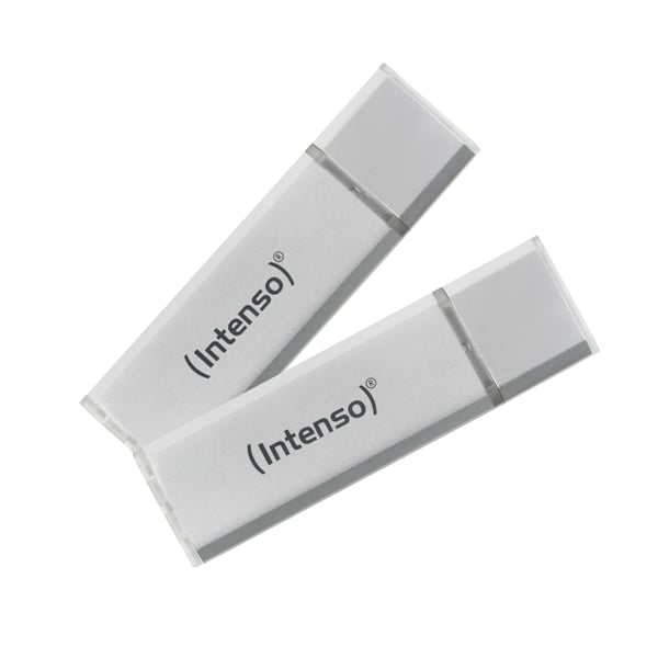 Intenso Ultra Line 2 x 64GB USB-sticka USB Type-A 3.2 Gen 1 (3.1 Gen 1) Silver Intenso Ultra Line 2 x 64GB USB-sticka USB Type-A 3.2 Gen 1 (3.1 Gen 1) Silver