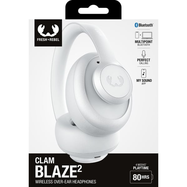 Fresh 'n Rebel Clam Blaze 2 Kuulokkeet Langaton Pääpanta Puhelut/Musiikki USB Type-C Bluetooth Harmaa