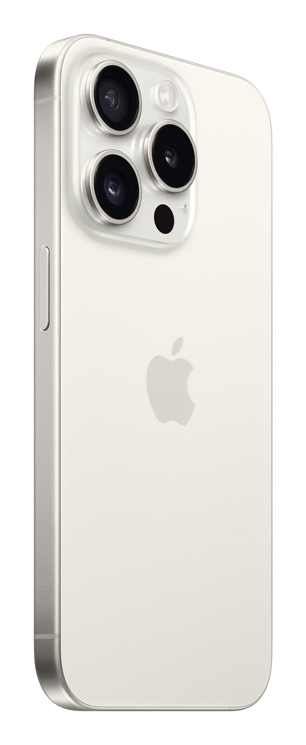 Miniatyrbillede 2 af 6: Apple iPhone 15 Pro 15,5 cm (6.1") Dual SIM iOS 17 5G USB Type-C 1 TB Titanium, Hvid
