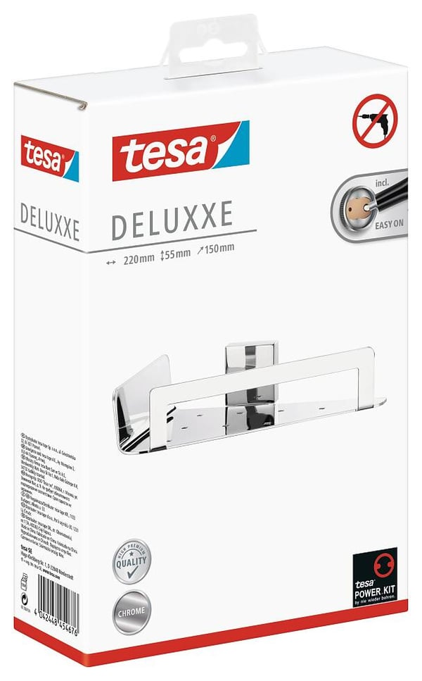 Pikkukuva 3 / 5: TESA DELUXXE Metalli Seinään asennettava Suihkukori