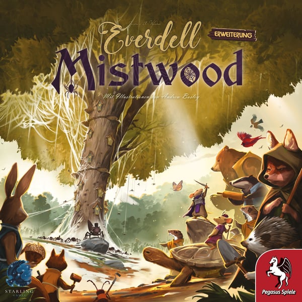 Pegasus Everdell: Mistwood Tillägg till brädspel Resor/äventyr