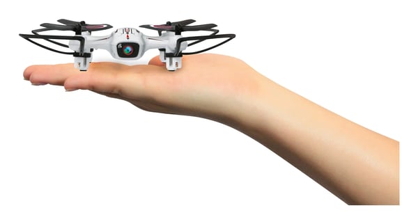 Jamara 422029 kamera drone 4 rotorer Quadrokopter Hvid