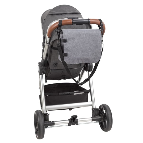 Dreambaby 3-in-1 Travel Bag Tyg Grå axelremsväska
