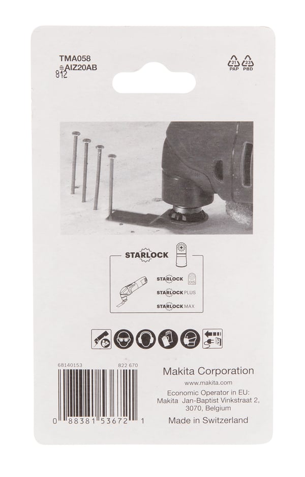 Makita B-64923-5 sågblad till sticksåg, dekupörsåg och tigersåg Bimetall 5 styck