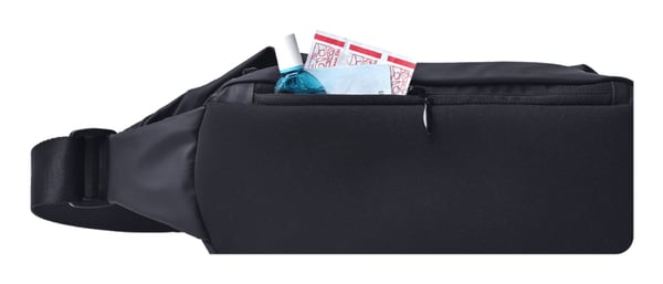 Miniatyrbillede 3 af 4: Xiaomi Sports Fanny Pack mavetaske Stof, Kunstlæder Sort
