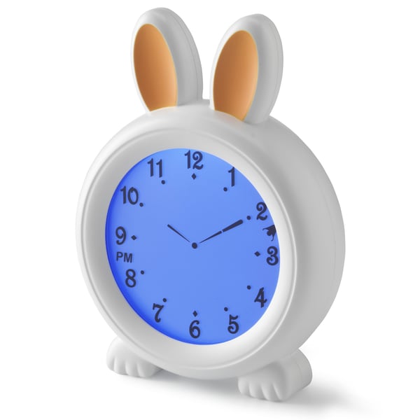 Miniatyrbillede 3 af 10: Alecto BC100BUNNY vækkeur Digital alarmur Hvid