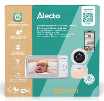 Miniatyrbillede 14 af 27: Alecto DVM2060 Baby videoskærm 300 m FHSS Hvid