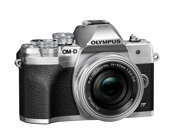 Miniatyrbillede 1 af 6: Olympus OM-D E‑M10 Mark IV + ED 14-42mm F3.5-5.6 EZ 4/3" MILC 20,3 MP Live MOS 5184 x 3888 pixel Sølv