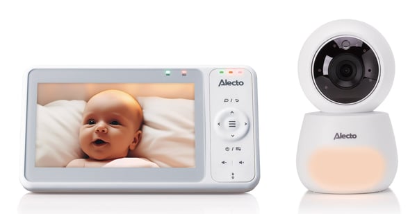 Alecto DVM2050 Baby videoskærm 300 m FHSS Sort, Hvid
