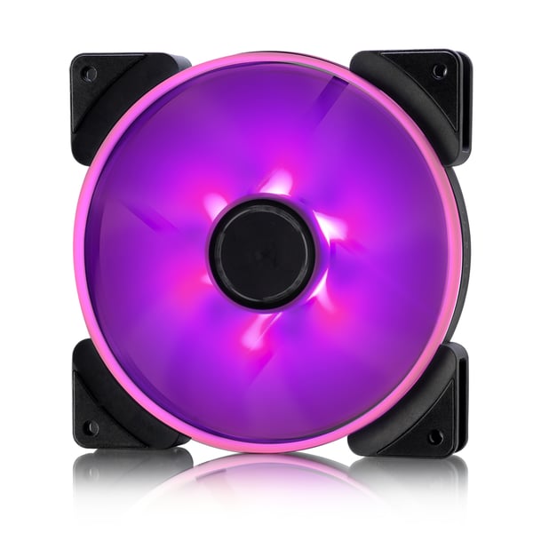 Fractal Design Prisma AL-14 3P Datorväska Fan 14 cm Svart, Vit
