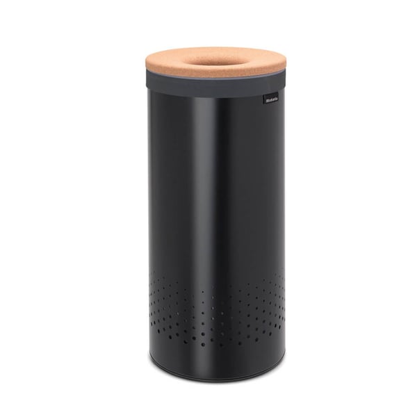 Miniatyrbild 1 av 6: Brabantia 120008 tvättkorg 35 l Rund Svart