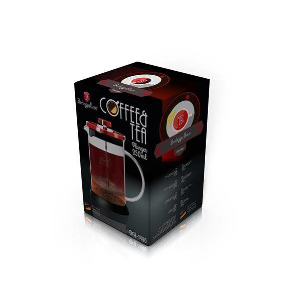 Berlinger Haus BH/1497 manuell kaffebryggare Fransk press 0,6 l Burgundisk