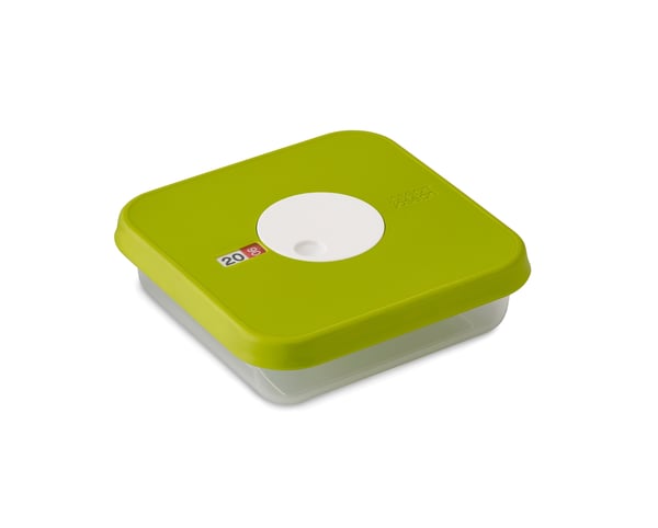 Miniatyrbillede 1 af 6: Joseph Joseph Dial Firkant Kasse 0,9 L Grøn, Transparent 1 stk