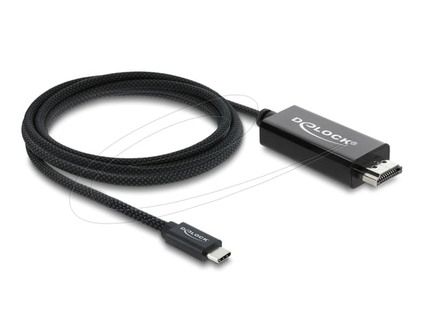 DeLOCK 81704 videokabel adapter 2 m USB Type-C HDMI Sort DeLOCK 81704 videokabel adapter 2 m USB Type-C HDMI Sort