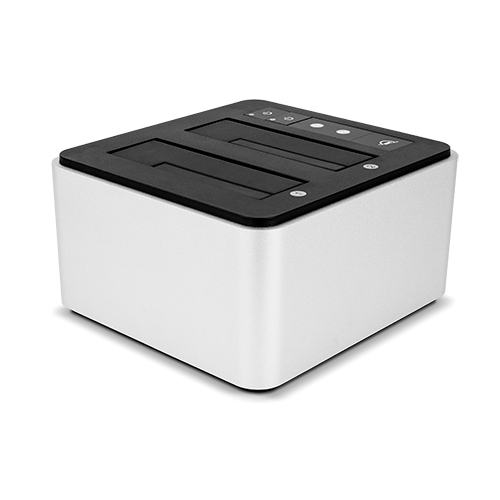 OWC OWCTCDRVDCK tallennusaseman telakointiasema USB 3.2 Gen 2 (3.1 Gen 2) Type-C Musta, Hopea