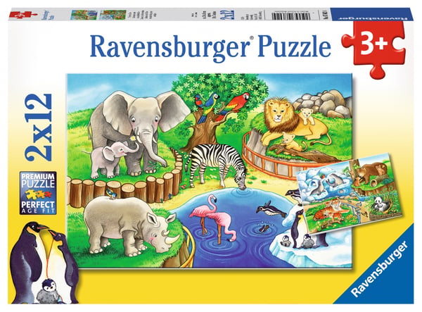 Miniatyrbillede 4 af 4: Ravensburger 4005556076024 Puslespil 12 stk Tegnefilm