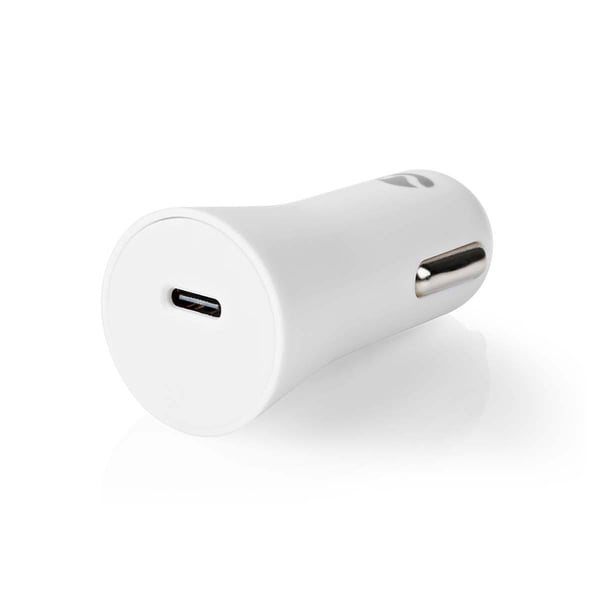 Nedis CCPDL20W111WT mobiililaitteen laturi Universaali Valkoinen Tupakansytytin Auto