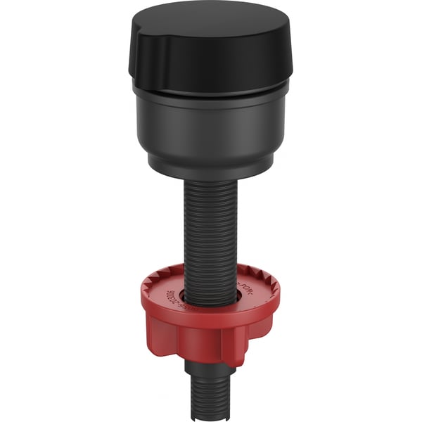 Franke 112.0657.383 avloppspropp Push-pull-bottenventil Svart Plast