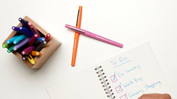 Miniatyrbillede 3 af 9: Papermate Flair filtpen Mellem Flerfarvet 8 stk